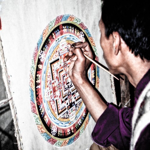 Adebratt - Thanka Painting, Kathmandu, Nepal 1999